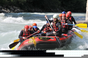 Rafting, barco, rio, team building, desporto, equipa, diversão